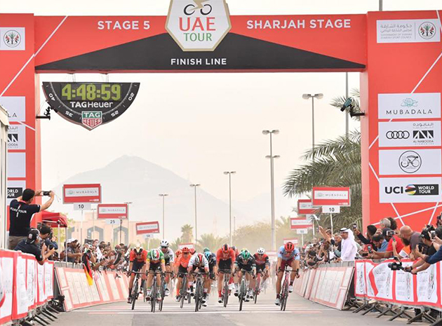 UAE Tour stage five finish